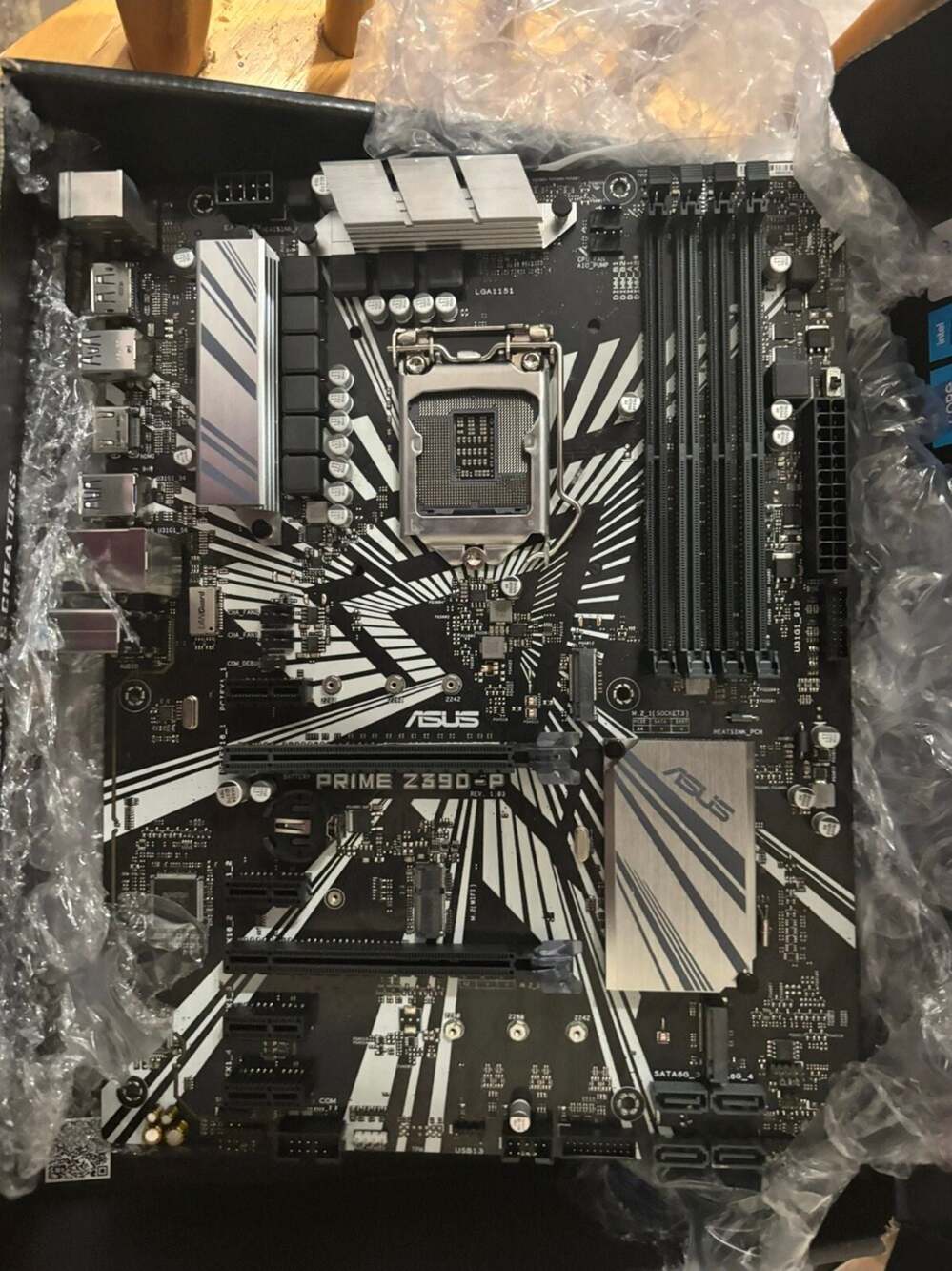 ASUS Prime z390-p lgA1151 (Intel 8th and 9th gen) atx motherboard- part only-